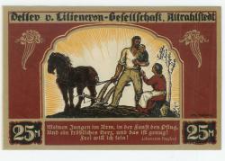 Altrahlstedt (heute: Hamburg) - Gemeinde - 15.10.1922 - 5.2.1923 - 25 Mark
