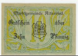 Altusried - Marktgemeinde - - 31.12.1920 - 10 Pfennig