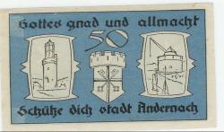 Andernach - Stadt - 1.4.1920 - 50 Pfennig
