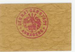 Annaberg - Stadt - - 31.12.1918 - 5 Pfennig