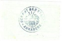 Annaberg - Stadt - - 31.12.1918 - 10 Pfennig