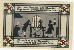 Annaburg - Gemeinde - August 1921 - 50 Pfennig