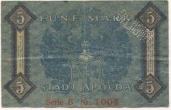 Apolda - Stadt - 15.11.1918 - 5 Mark 