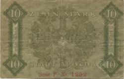 Apolda - Stadt - 15.11.1918 - 10 Mark 