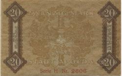 Apolda - Stadt - 15.11.1918 - 20 Mark 