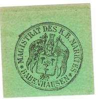 Babenhausen - Markt - 1920 - 50 Pfennig 