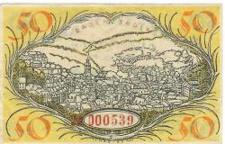 Baden-Baden - Stadt - 19.9.1919 - 50 Pfennig 