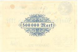 Baden-Baden - Stadt - 7.8.1923 - 500000 Mark 