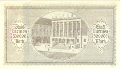 Barmen (heute: Wuppertal) - Stadt - 4.8.1923 - 5 Millionen Mark 
