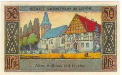 Barntrup - Stadt - 20.11.1921 - 50 Pfennig