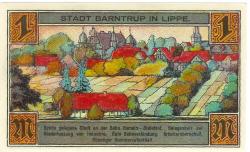 Barntrup - Stadt - 20.11.1921 - 1 Mark 