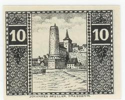 Bautzen - Stadt - 1.5.1920 - 10 Pfennig