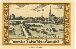 Belgard (heute PL-Bialogard) - Sparkasse der Stadt - -- - 50 Pfennig
