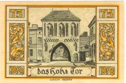 Belgard (heute PL-Bialogard) - Sparkasse der Stadt - -- - 75 Pfennig
