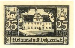 Belgern - Stadt - 1.11.1921 - 25 Pfennig