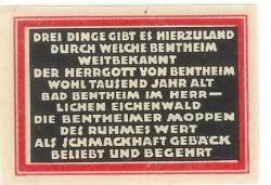 Bentheim - Stadt - -- - 10 Pfennig