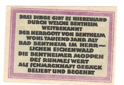 Bentheim - Stadt - -- - 50 Pfennig