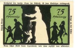 Berga - Stadt -1.10.1921 - 75 Pfennig