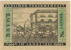 Berlin - Stadt - 1.3.1922 - 2 Mark