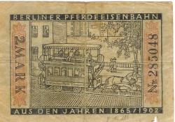 Berlin - Stadt - 1.3.1922 - 2 Mark 