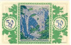 Berlin - Deutscher Reichskriegerbund Kyffhäuser, W 50, Geisbergstr. 2 - 29.11.1921 - 50 Pfennig