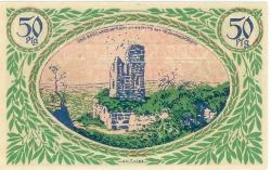 Berlin - Deutscher Reichskriegerbund Kyffhäuser, W 50, Geisbergstr. 2 - 29.11.1921 - 50 Pfennig