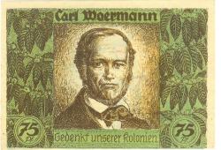 Berlin - Deutsch-Hanseatischer Kolonial-Verein (Gedenktag) - 4.11.1921 - 31.3.1922 - 75 Pfennig