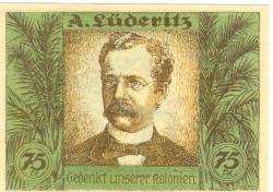 Berlin - Deutsch-Hanseatischer Kolonial-Verein (Gedenktag) - 4.11.1921 - 31.3.1922 - 75 Pfennig