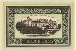 Bernburg - Stadt - 1.5.1920 - 50 Pfennig