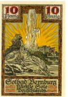 Bernburg - Stadt - 1921 - 10 Pfennig