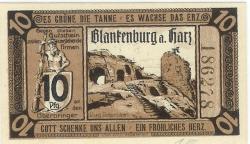 Blankenburg - Blankenburger Kreisblatt (und 13 andere Aussteller (siehe unten) - 15.10.1920 - 10 Pfennig