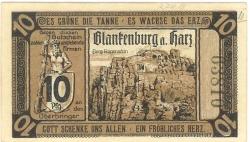 Blankenburg - Blankenburger Kreisblatt (und 13 andere Aussteller (siehe unten) - 15.10.1920 - 10 Pfennig