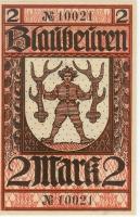 Blaubeuren - Amtskörperschaft - - 1.8.1919 - 2 Mark 