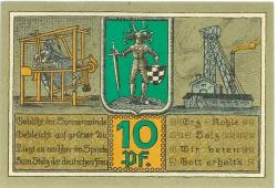 Bleicherode - Stadt - 1.3.1921 - 10 Pfennig 