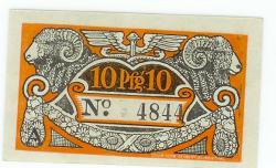 Blumenthal (heute: Bremen) - Gemeinde - 25.10.1920 - 10 Pfennig
