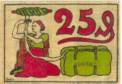 Blumenthal (heute: Bremen) - Gemeinde - 25.7.1921 - 25 Pfennig