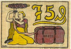 Blumenthal (heute: Bremen) - Gemeinde - 25.7.1921 - 75 Pfennig