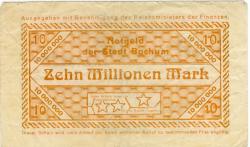 Bochum - Stadt - 10.9.1923 - 10 Millionen Mark