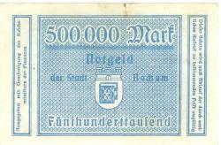 Bochum - Stadt - 15.8.1923 - 500000 Mark