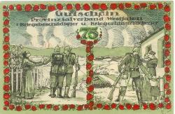 Bochum - Provinzialverband Westfalen Kriegsbeschädigter und Kriegshinterbliebener - Mai 1920 - 75 Pfennig