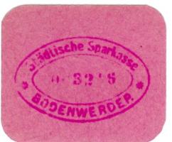 Bodenwerder - Sparkasse der Stadt - -- - 50 Pfennig