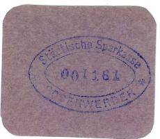 Bodenwerder - Sparkasse der Stadt - -- - 50 Pfennig