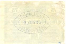 Bodenwerder - Sparkasse der Stadt - 1.5.1919 - 75 Pfennig