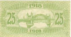 Bonn - Kreis; Sieg-Kreis; Stadt - 1918 - 25 Pfennig