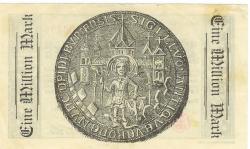 Bonn - Stadt und Handelskammer - 10.8.1923 - 1 Million Mark 