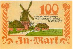Bordelum - Gemeinde - 1921 - 31.3.1922 - 1 Mark
