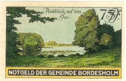 Bordesholm - Gemeinde - 30.6.1921 - 31.12.1921 - 75 Pfennig