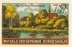 Bordesholm - Gemeinde - 30.6.1921 - 31.12.1921 - 75 Pfennig