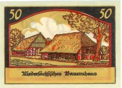 Borstel (heute: Borstel-Hohenraden) - Gemeinde - -- - 50 Pfennig