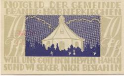 Brande-Hörnerkirchen - Gemeinde - - 31.12.1921 - 70 Pfennig